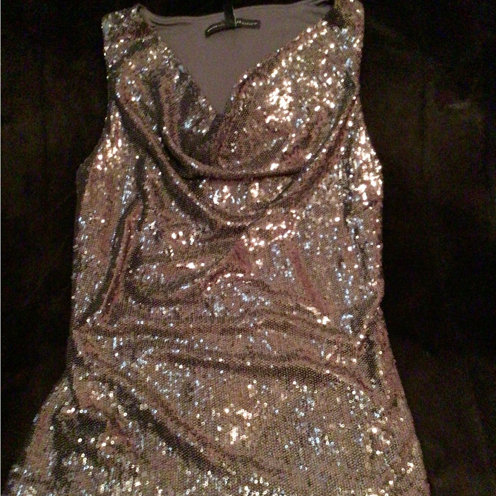 Sequin tank.  Never worn